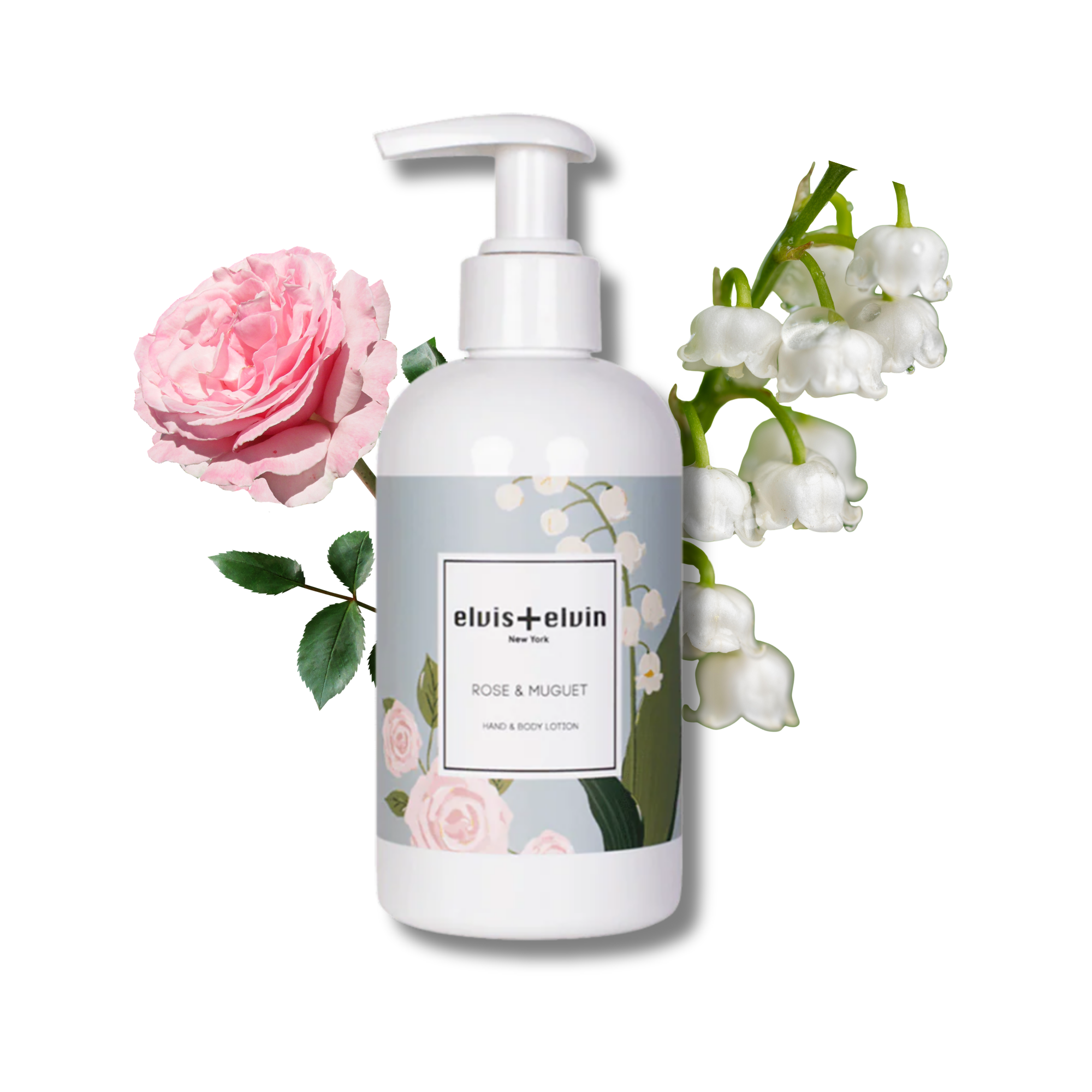 elvis+elvin Rose & Muguet Hand & Body Lotion