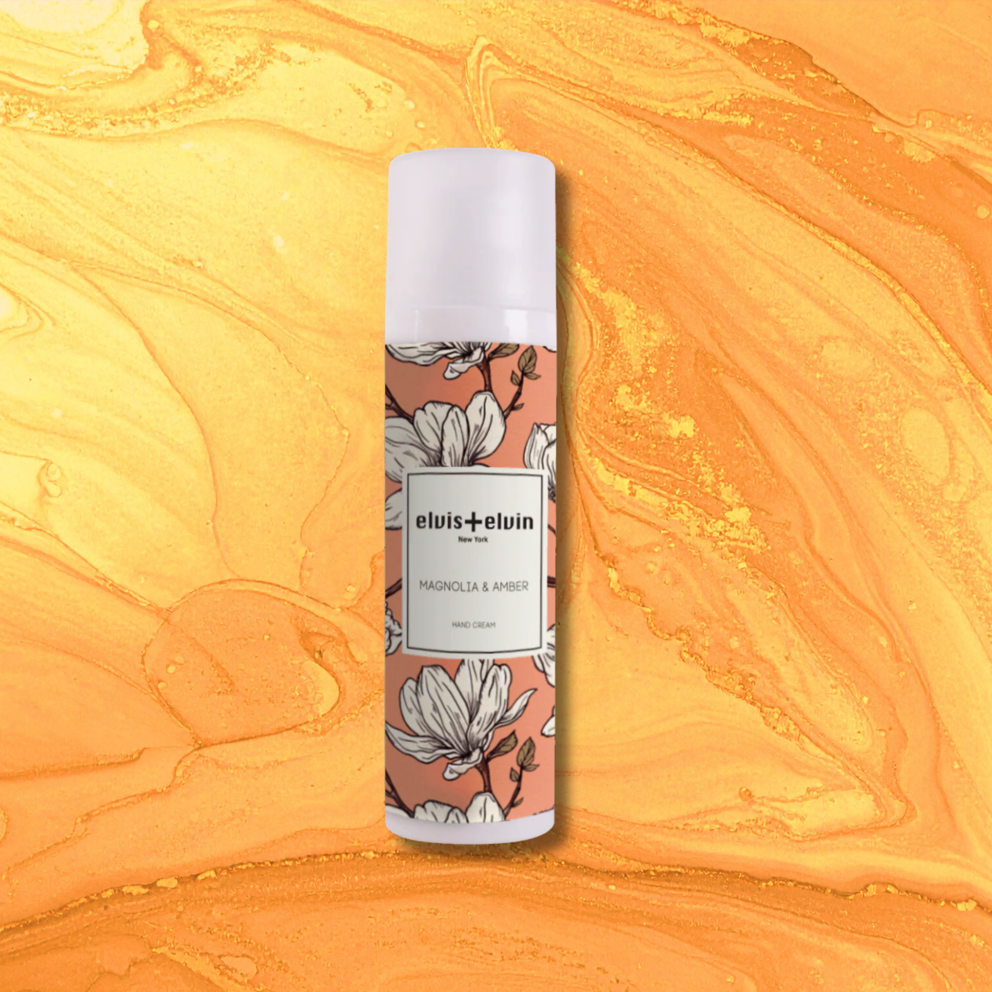 Magnolia & Amber Fragrance Hand Cream by elvis+elvin