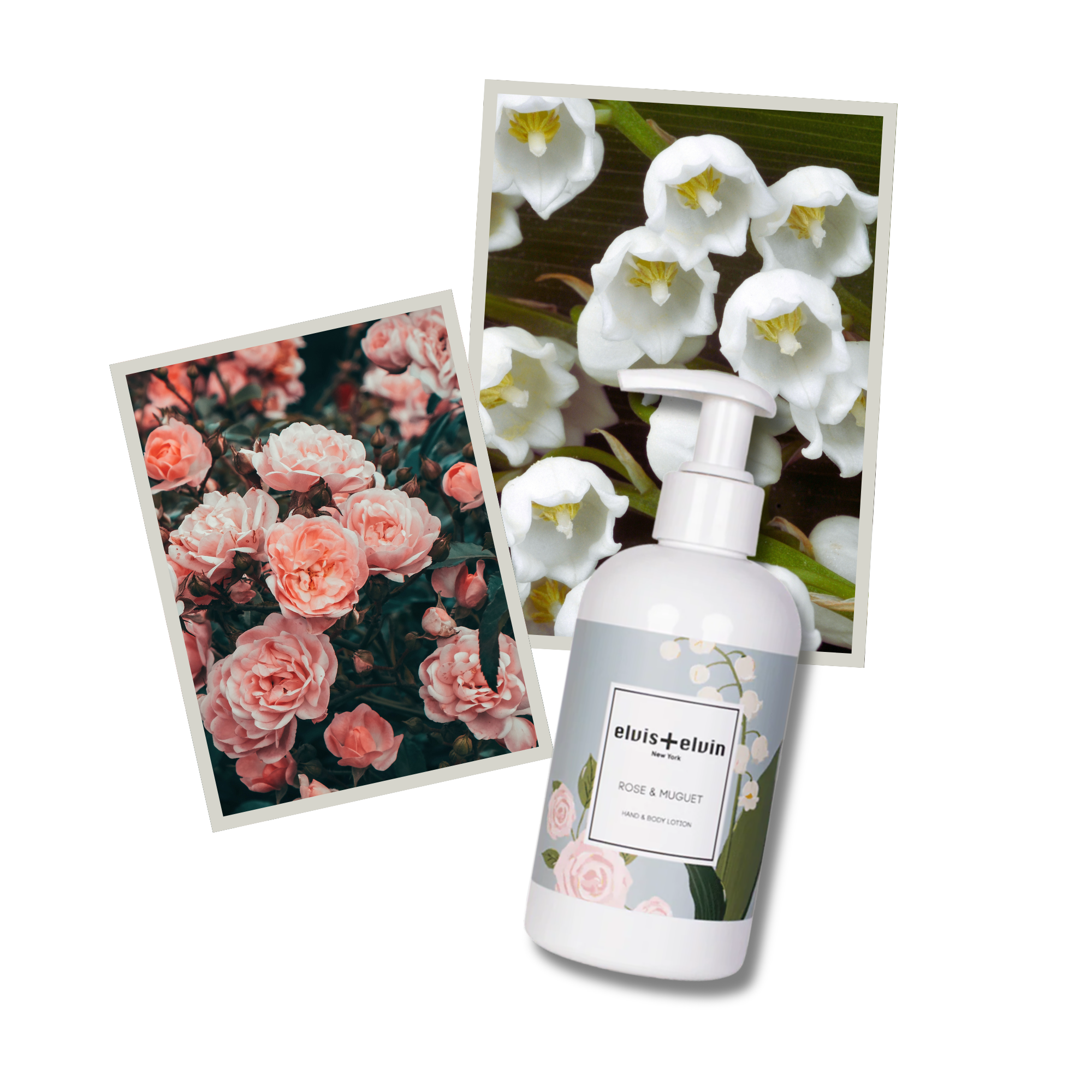 elvis+elvin Rose & Muguet Hand & Body Lotion