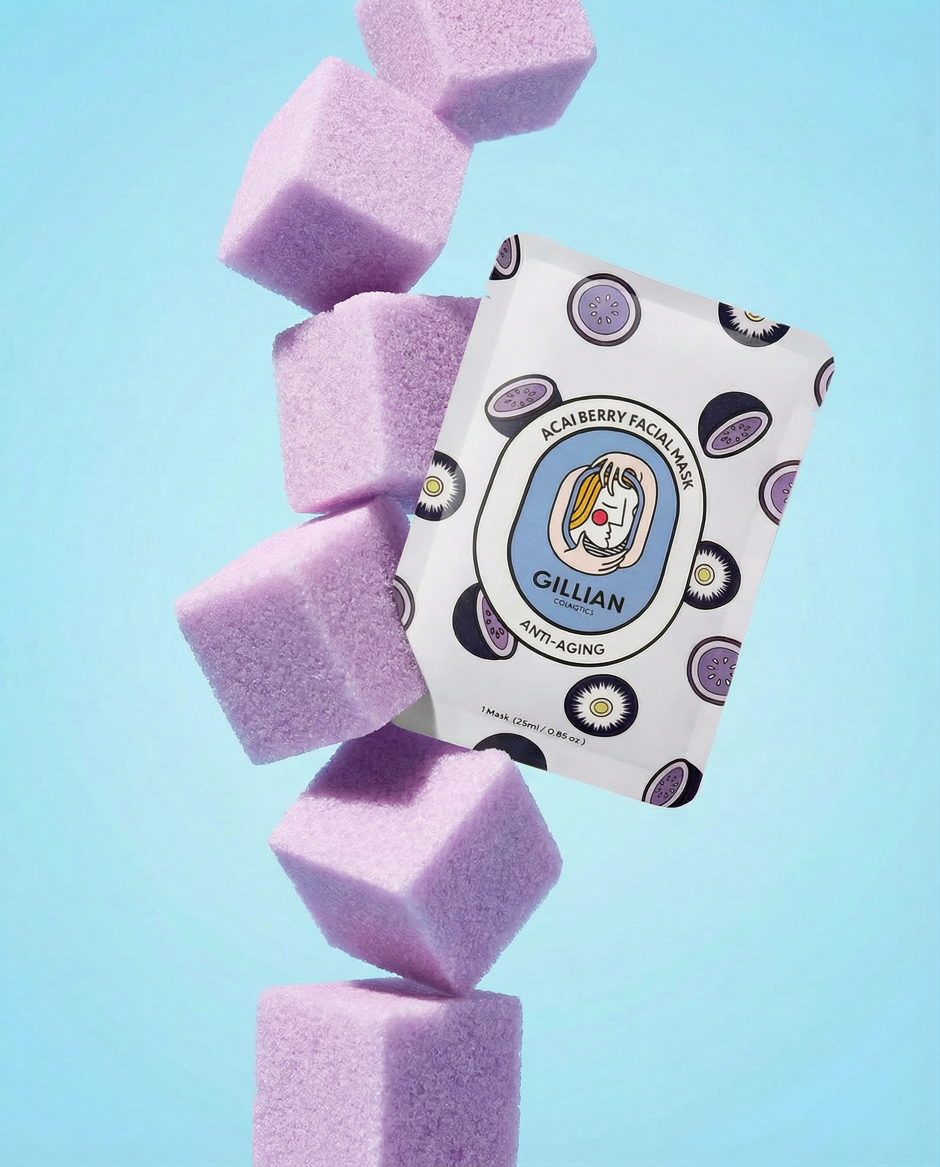 Gillian Cosmetics Acai Berry (Anti-aging) Sheet Mask