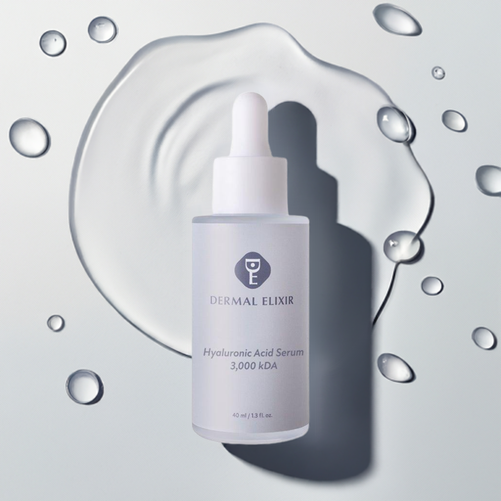 Dermal Elixir Hyaluronic Acid Serum 3,000 kDA 40ml