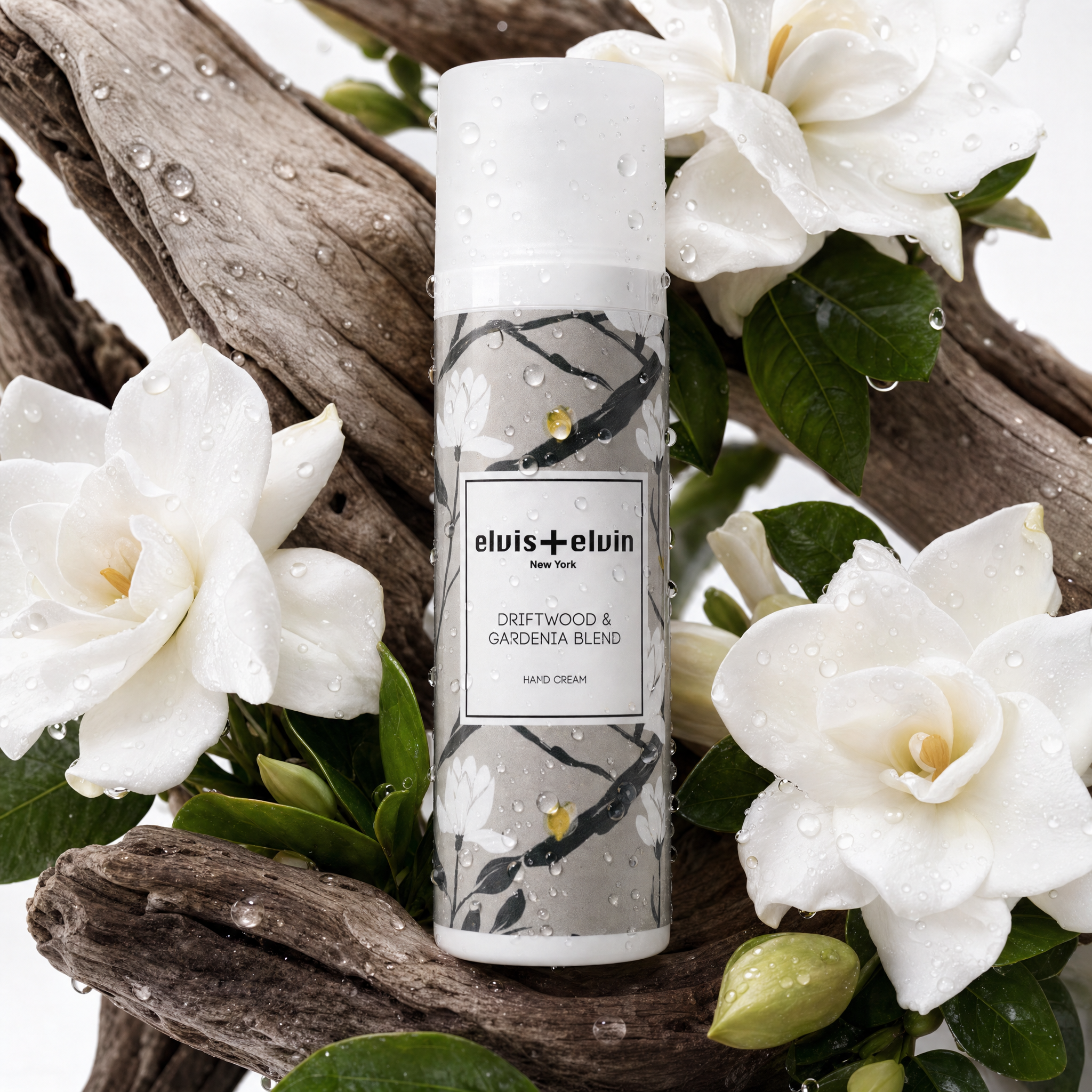 Driftwood & Gardenia Fragrance Hand Cream by elvis+elvin