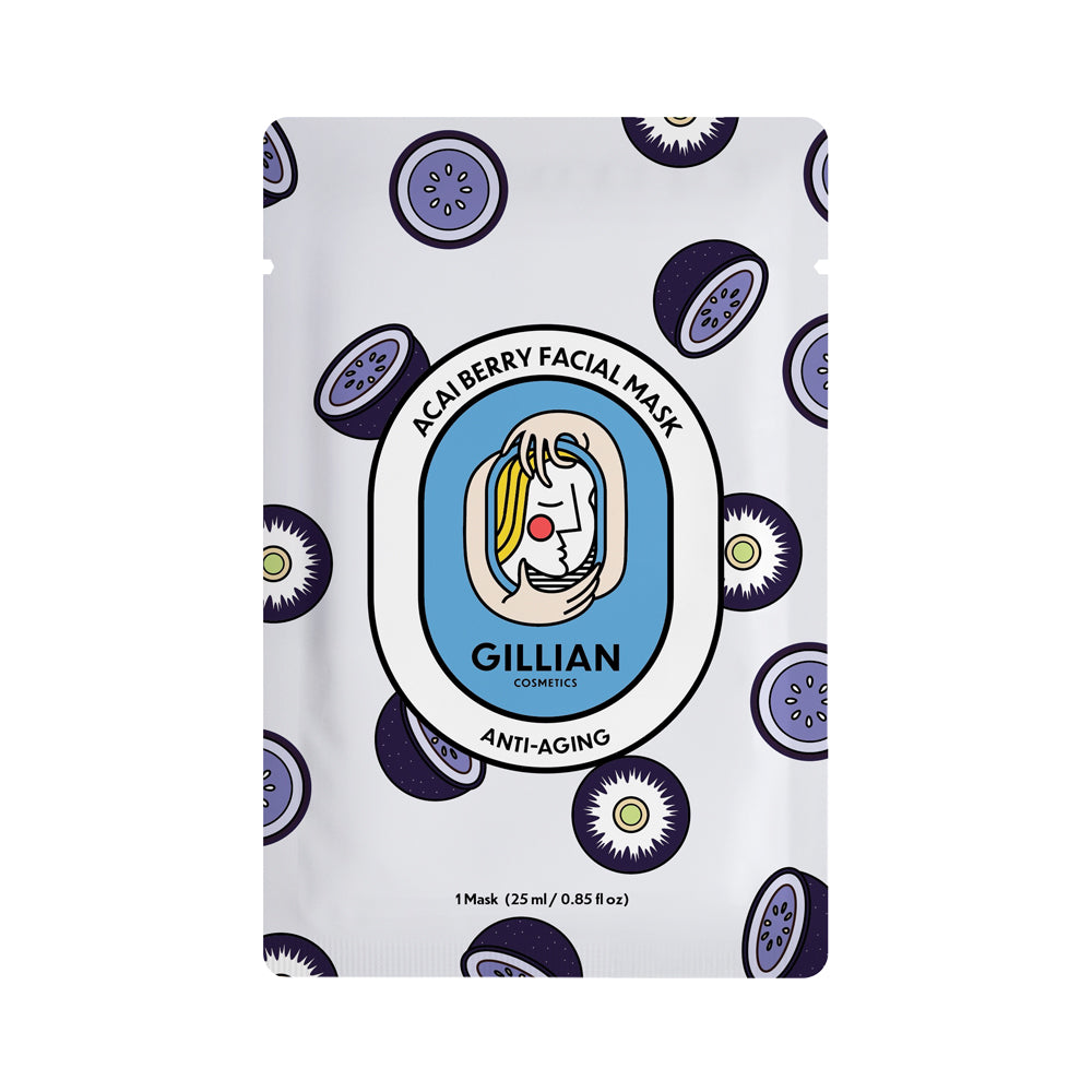 Gillian Cosmetics Acai Berry (Anti-aging) Sheet Mask