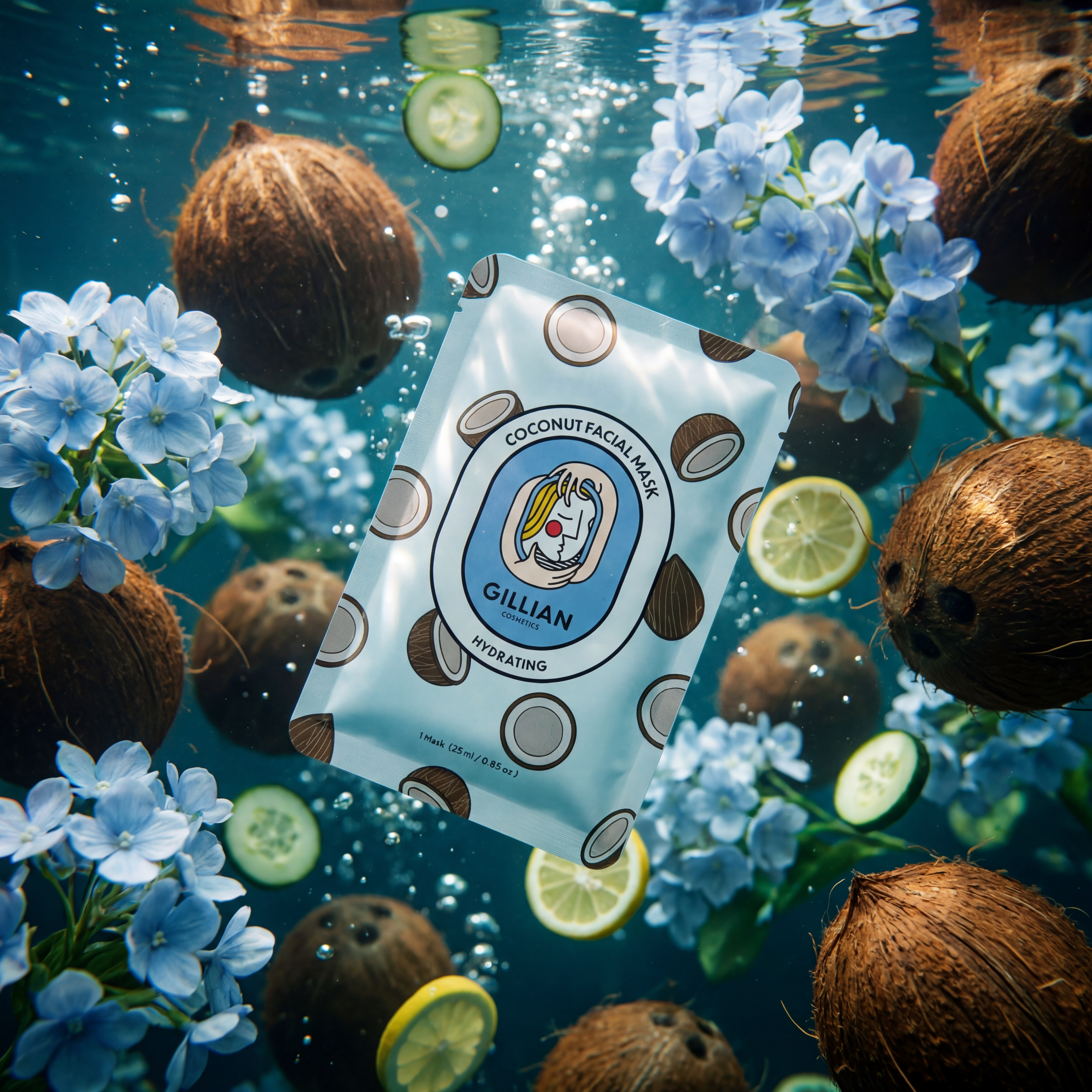 Gillian Cosmetics Coconut (Hydrating) Sheet Mask