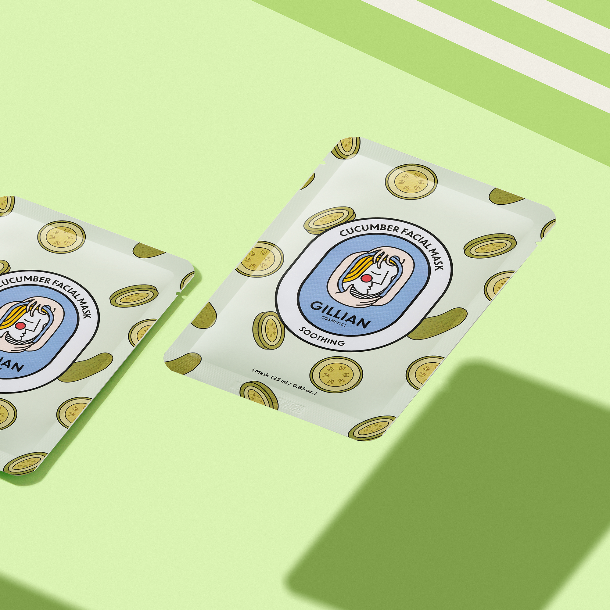 Gillian Cosmetics Cucumber (Soothing) Sheet Mask