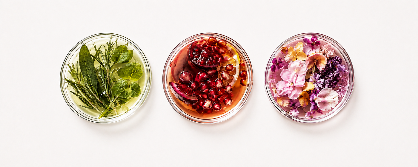 Botanical complex of herb, fruit, and flower extracts