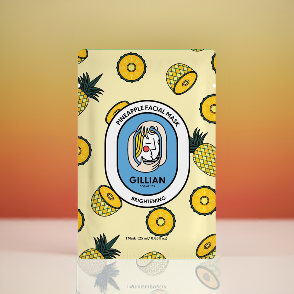 Gillian Cosmetics Pineapple (Brightening) Sheet Mask