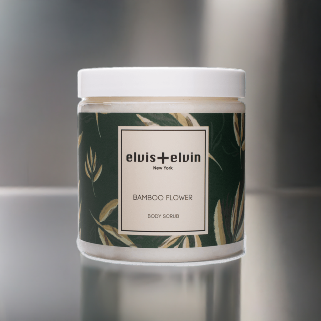 elvis+elvin Bamboo Flower Body Scrub with Dead Sea Salt 300ml