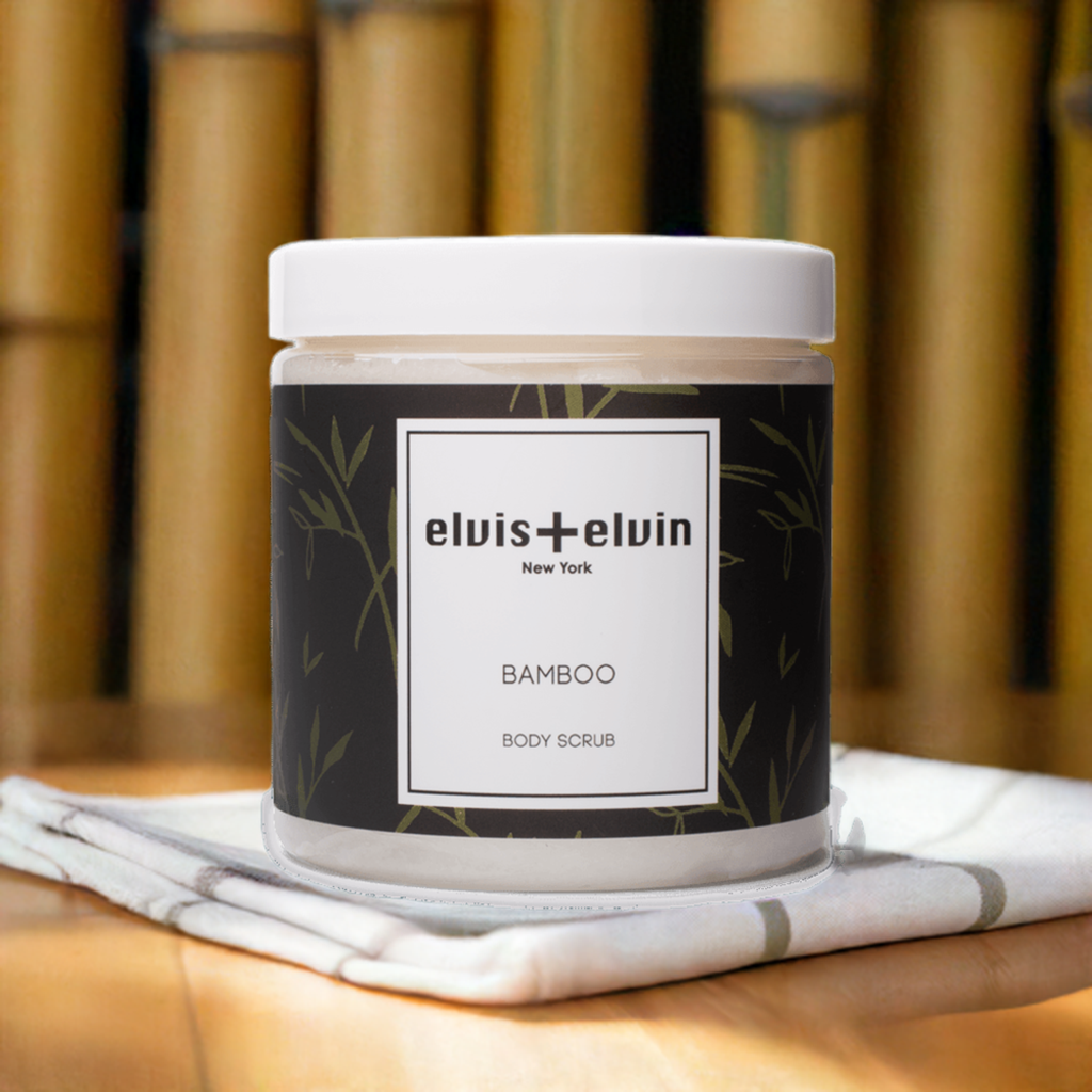 elvis+elvin Bamboo Body Scrub with Dead Sea Salt 300ml