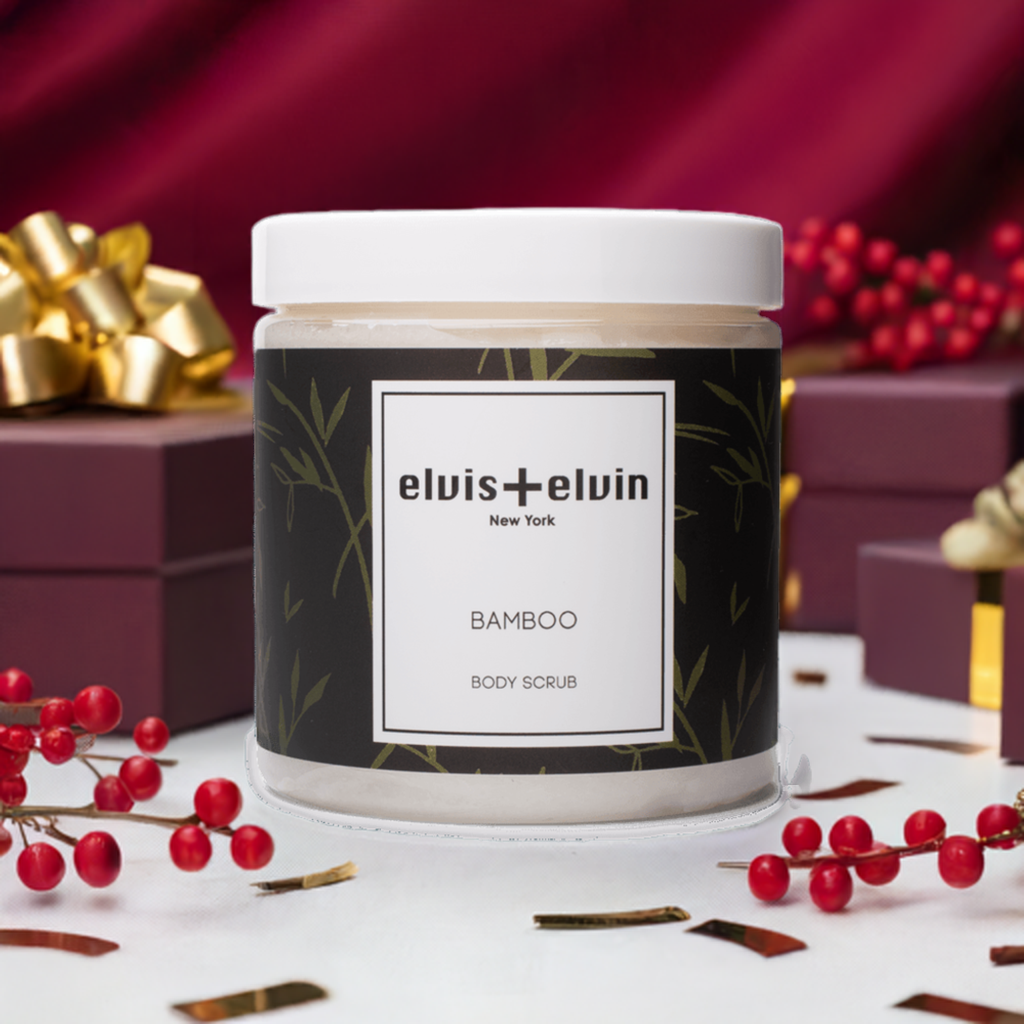 elvis+elvin Bamboo Body Scrub with Dead Sea Salt 300ml