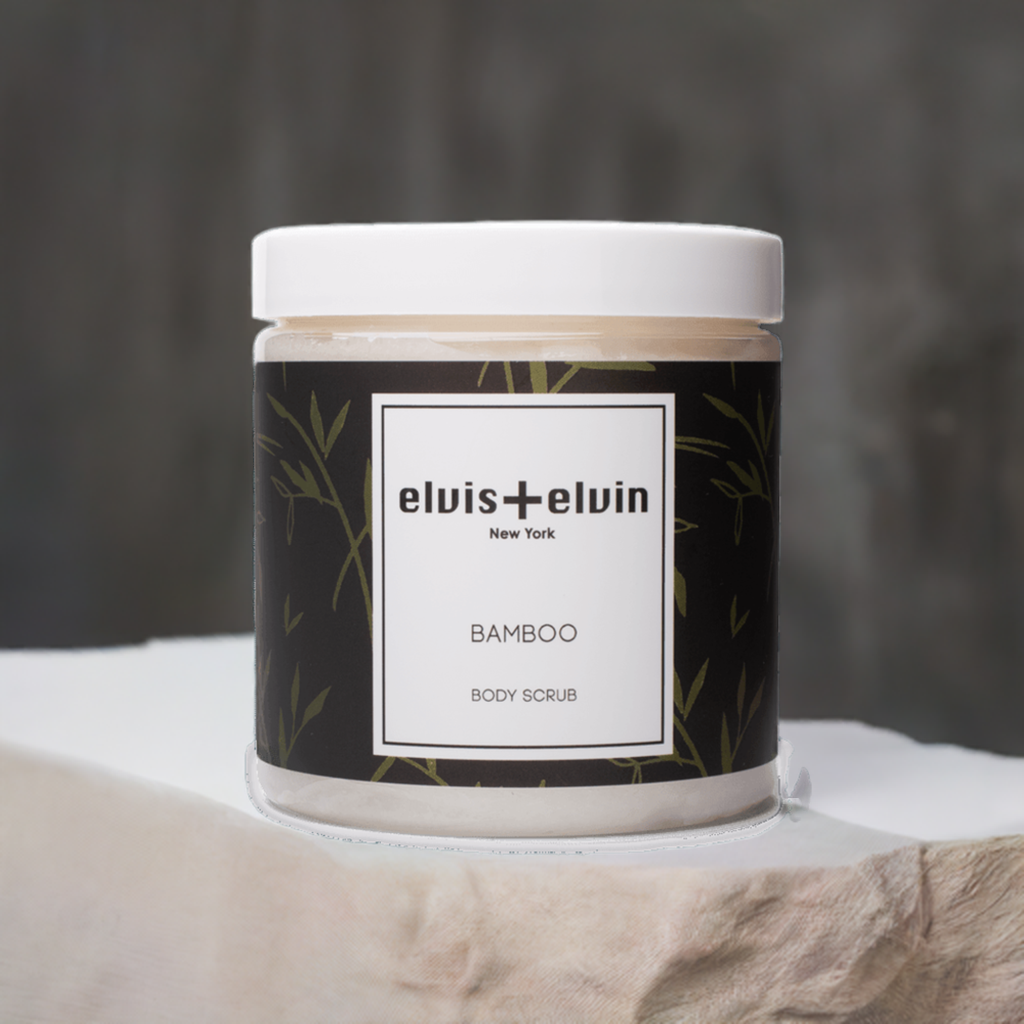 elvis+elvin Bamboo Body Scrub with Dead Sea Salt 300ml