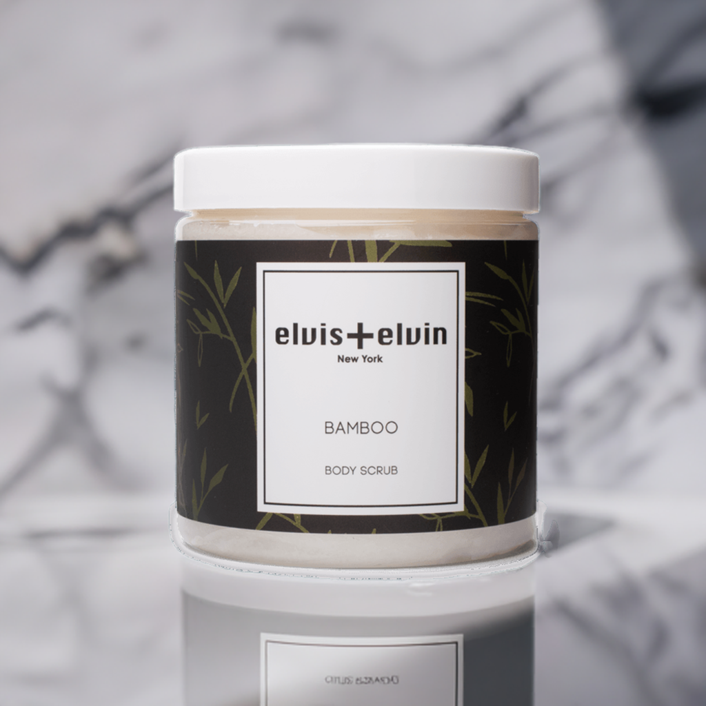 elvis+elvin Bamboo Body Scrub with Dead Sea Salt 300ml