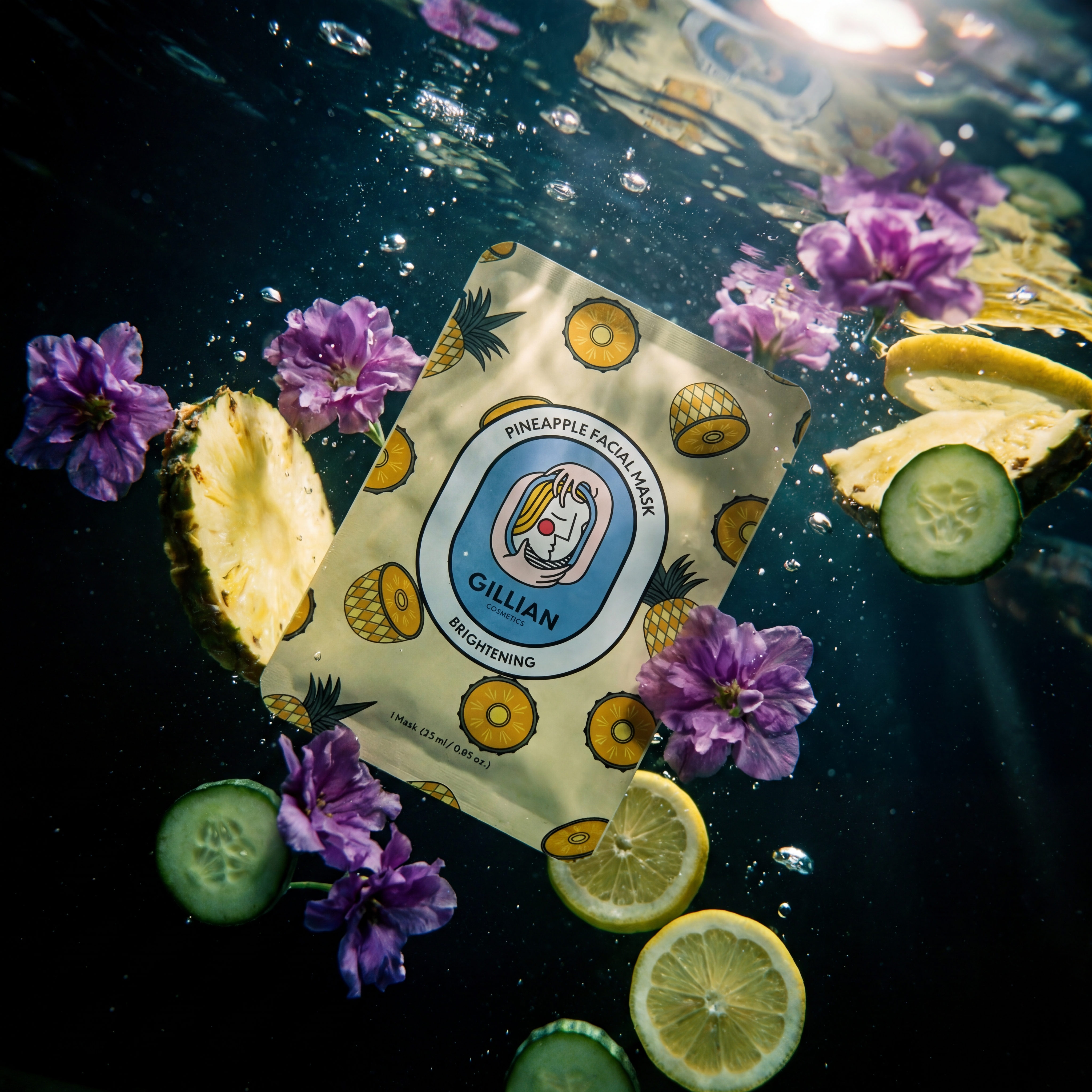 Gillian Cosmetics Pineapple (Brightening) Sheet Mask