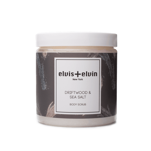 elvis+elvin Driftwood & Sea Salt Body Scrub with Dead Sea Salt 300ml - elvis+elvin