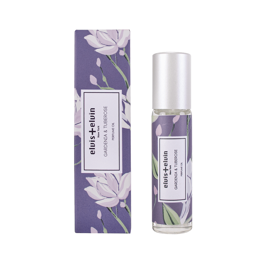 elvis+elvin Gardenia & Tuberose Perfume Oil 15ml - elvis+elvin