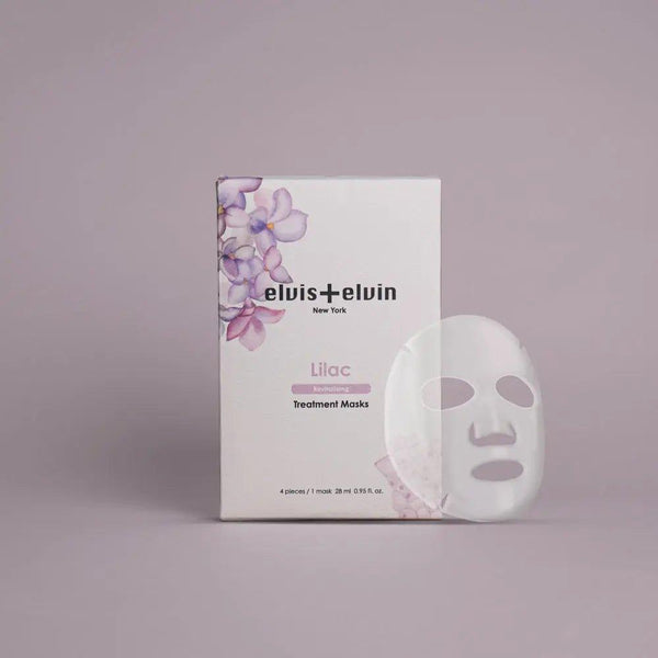 elvis+elvin Lilac Revitalizing Treatment Mask 4x28ml 