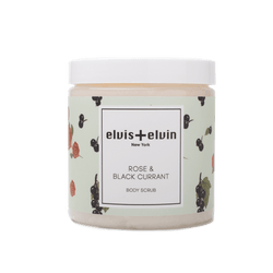 elvis+elvin Rose & Black Currant Body Scrub with Dead Sea Salt 300ml - elvis+elvin