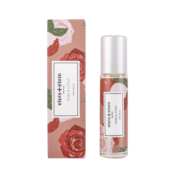 elvis+elvin Rose & Litchi Perfume Oil 15ml - elvis+elvin