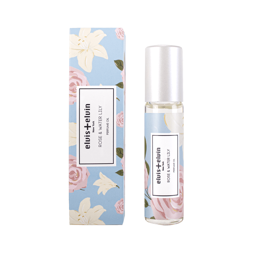 elvis+elvin Rose & Water Lily Perfume Oil 15ml - elvis+elvin